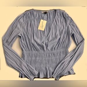 Universal Thread V-Neck Peasant Blouse NWT